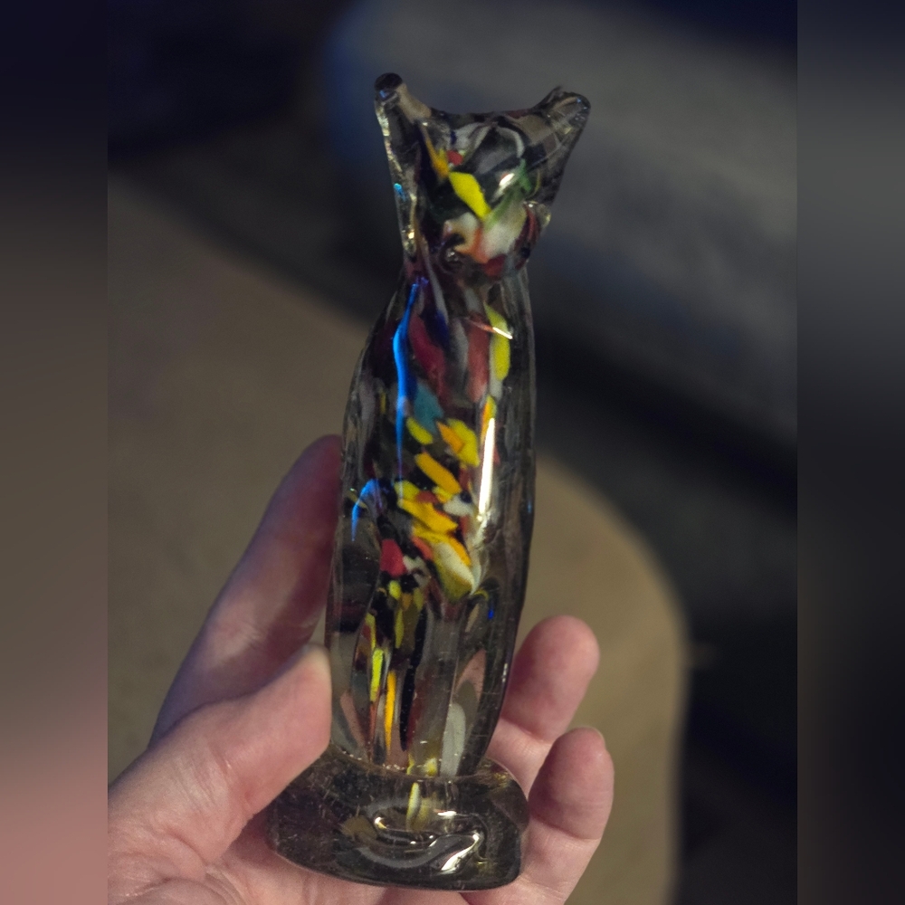 🩵B2G1 beautiful glass cat
